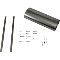 MUFFLER SLEEVE REPAIR KIT TITANIUM GREY