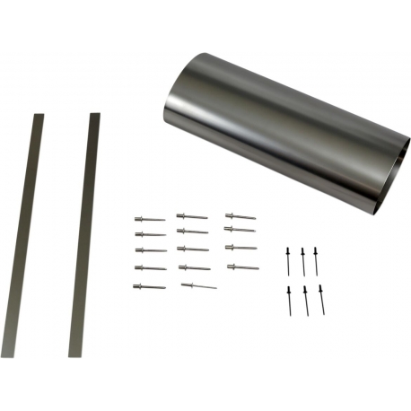 MUFFLER SLEEVE REPAIR KIT TITANIUM GREY