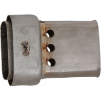 OPTIONAL NOISE DAMPER/ DB-KILLER/ INSERT STAINLESS STEEL