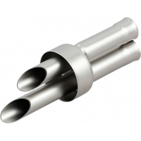 OPTIONAL NOISE DAMPER/ DB-KILLER/ INSERT STAINLESS STEEL