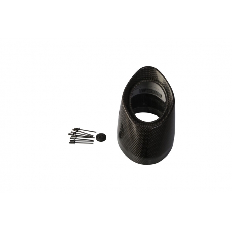 END CAP SET CARBON BLACK