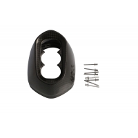 END CAP SET CARBON BLACK