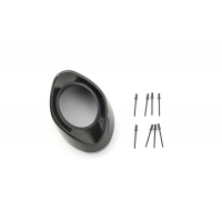 END CAP SET CARBON BLACK