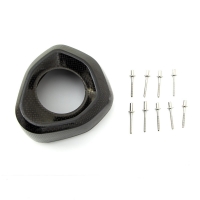 END CAP SET CARBON BLACK