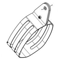 MUFFLER CLAMP CARBON