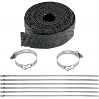 EXHAUST WRAP KIT BLACK 25FT