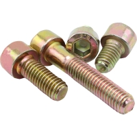 SOCKET HEAD SCREWS ZINC YELLOW 10P