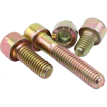 SOCKET HEAD SCREWS ZINC YELLOW 10P