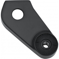 MOUNT CLAMP FOR SIDE LICENSE PLATE HOLDERS BLACK