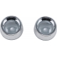DEEP DISH BEZELS FOR BULLET TURN SIGNALS SMOKE LENS CHROME BEZEL