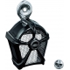 HORN COVER MACH 2 BLACK WITH CHROME MESH