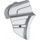 STARTER END COVER CHROME