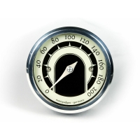 MST SPEEDSTER ANALOG SPEEDOMETER POLISHED