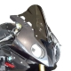 WINDSHIELD DOUBLE BUBBLE SMOKED BLACK 41 CM 3MM