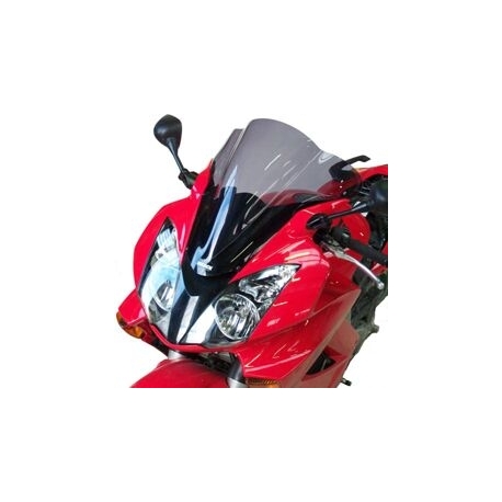 WINDSHIELD DOUBLE BUBBLE SMOKED BLACK 44.5 CM 3MM
