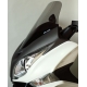 WINDSHIELD DOUBLE BUBBLE SMOKED GREY 57.5 CM 3MM