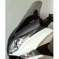 WINDSHIELD DOUBLE BUBBLE SMOKED GREY 57.5 CM 3MM