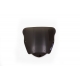 WINDSHIELD DOUBLE BUBBLE SMOKED BLACK 30 CM 3MM