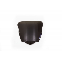 WINDSHIELD DOUBLE BUBBLE SMOKED BLACK 30 CM 3MM
