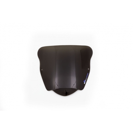 WINDSHIELD DOUBLE BUBBLE SMOKED BLACK 30 CM 3MM