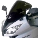 WINDSHIELD DOUBLE BUBBLE SMOKED BLACK 39 CM 3MM