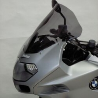 WINDSHIELD HIGH PROTECTION SMOKED GREY 42 CM 3MM