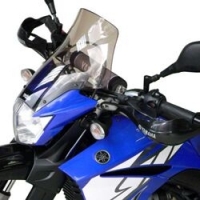 WINDSHIELD HIGH PROTECTION SMOKED BLACK 35.5 CM 3MM