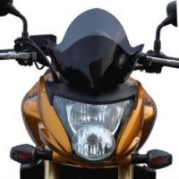 WINDSHIELD DEFLECTOR SMOKED BLACK 25 CM 3MM