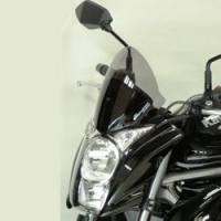 WINDSHIELD DEFLECTOR SMOKED BLACK 26.5 CM 3MM