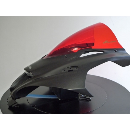 WINDSHIELD DOUDLE BUBBLE CLEAR 43.5 CM 3MM