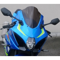 WINDSHIELD DOUBLE CURVE SMOKED BLACK 56 CM 4MM