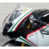 WINDSHIELD DOUBLE CURVE SMOKED BLACK 37 CM 3MM