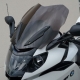 WINDSHIELD HIGH PROTECTION SMOKED GREY 53 CM 5MM