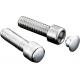 HOT SPOTS CUSTOM END PLUGS CHROME FOR 1/4" ALLEN BOLTS