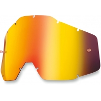 YOUTH MIRROR RED REPLACEMENT LENS FOR 100% JR GOGGLES