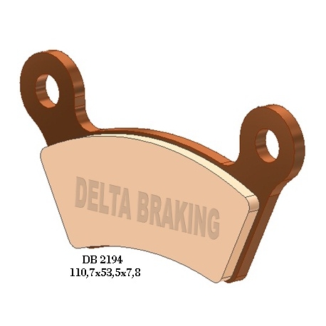 DELTA BRAKING KLOCKI HAMULCOWE KH473 CAN-AM SPYDER RS / RS-S / RT / RT LTD / RT-S '10-12, RS SE5 / SM5 '08-09 TYŁ STRONA LEWA - 