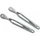 BRACKETS TIE-DOWN TEARDROP CHROME