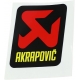 STICKER AKRAPOVIC H/R AL
