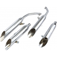 SLASH CUT TIPS SLIP ONS CHROME