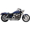 SLASH CUT TIPS EXHAUST SYSTEM CHROME