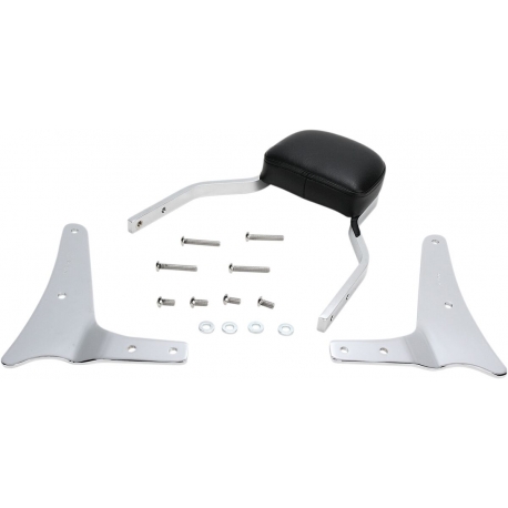 MINI SQUARE SISSY BAR WITH PAD CHROME KAWASAKI