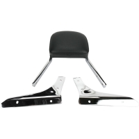 MINI SQUARE SISSY BAR WITH PAD CHROME KAWASAKI