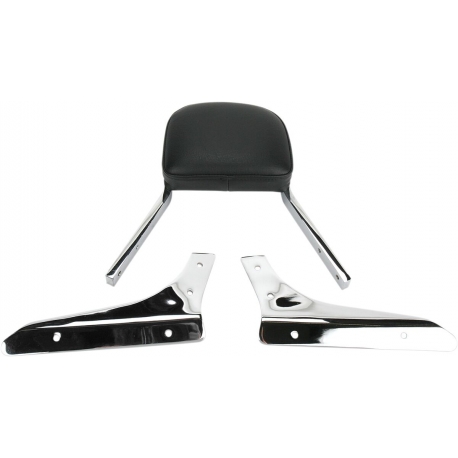 MINI SQUARE SISSY BAR WITH PAD CHROME KAWASAKI