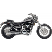 EXHAUST STEEL 2" DRAG PIPE SLASH CUT CHROME