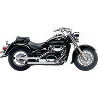 EXHAUST STEEL 2" DRAG PIPE SLASH CUT CHROME