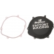 CLUTCH COVER FACTORY RACING ALUMINUM REPLACEMENT BLACK