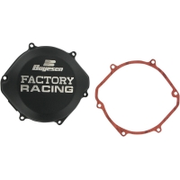 CLUTCH COVER FACTORY RACING ALUMINUM REPLACEMENT BLACK