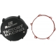 CLUTCH COVER FACTORY RACING ALUMINUM REPLACEMENT BLACK