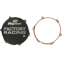 CLUTCH COVER FACTORY RACING ALUMINUM REPLACEMENT BLACK