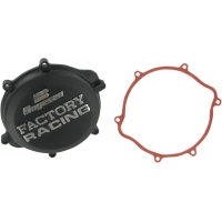 CLUTCH COVER FACTORY RACING ALUMINUM REPLACEMENT BLACK